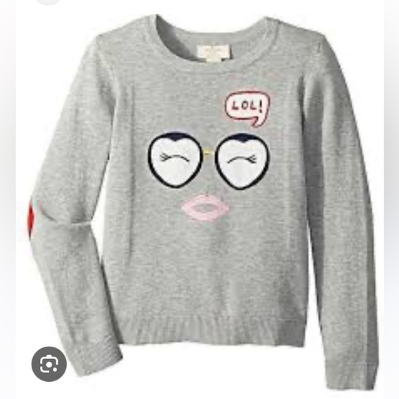 Kate Spade NY Patches Lol knit Girls Sweater - Picture 4 of 9
